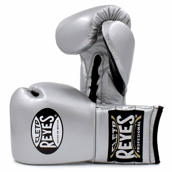 Bokshandschoenen Cleto Reyes Silver (veters)
