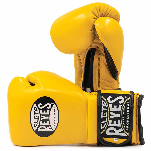 Bokshandschoenen Cleto Reyes Velcro Sparring Sunny Yellow