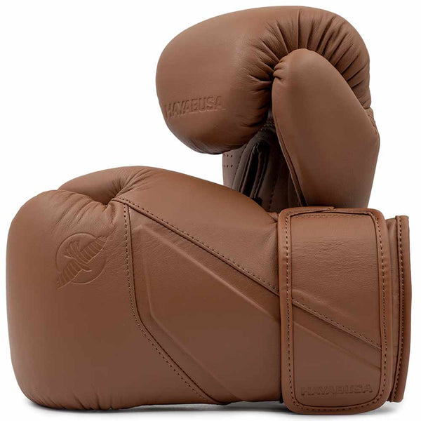 Bokshandschoenen Hayabusa E1 Bruin Leer