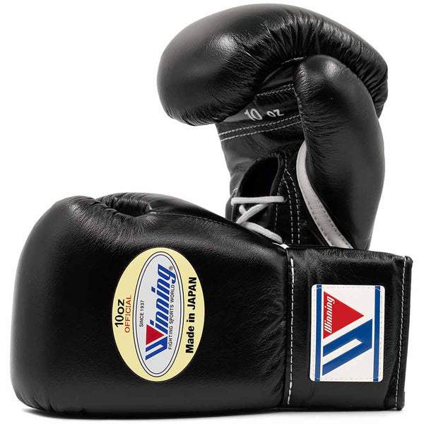 Bokshandschoenen Winning MS300 Black (veters)