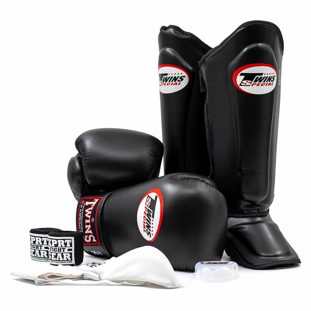 bgn handschuhe Kinder Kickbox-Set Twins Special Schwarz