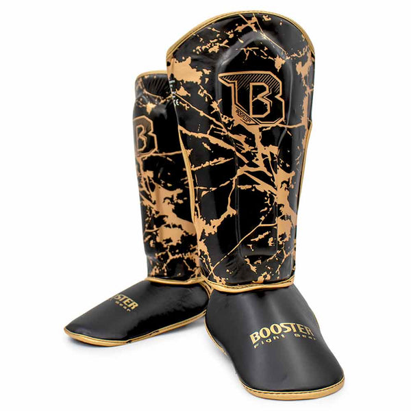 Kinder scheenbeschermers Booster Marble Gold