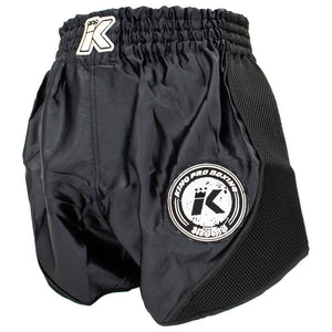 Potkunyrkkeilyshortsit King Pro Boxing Retro Mesh 1 Musta