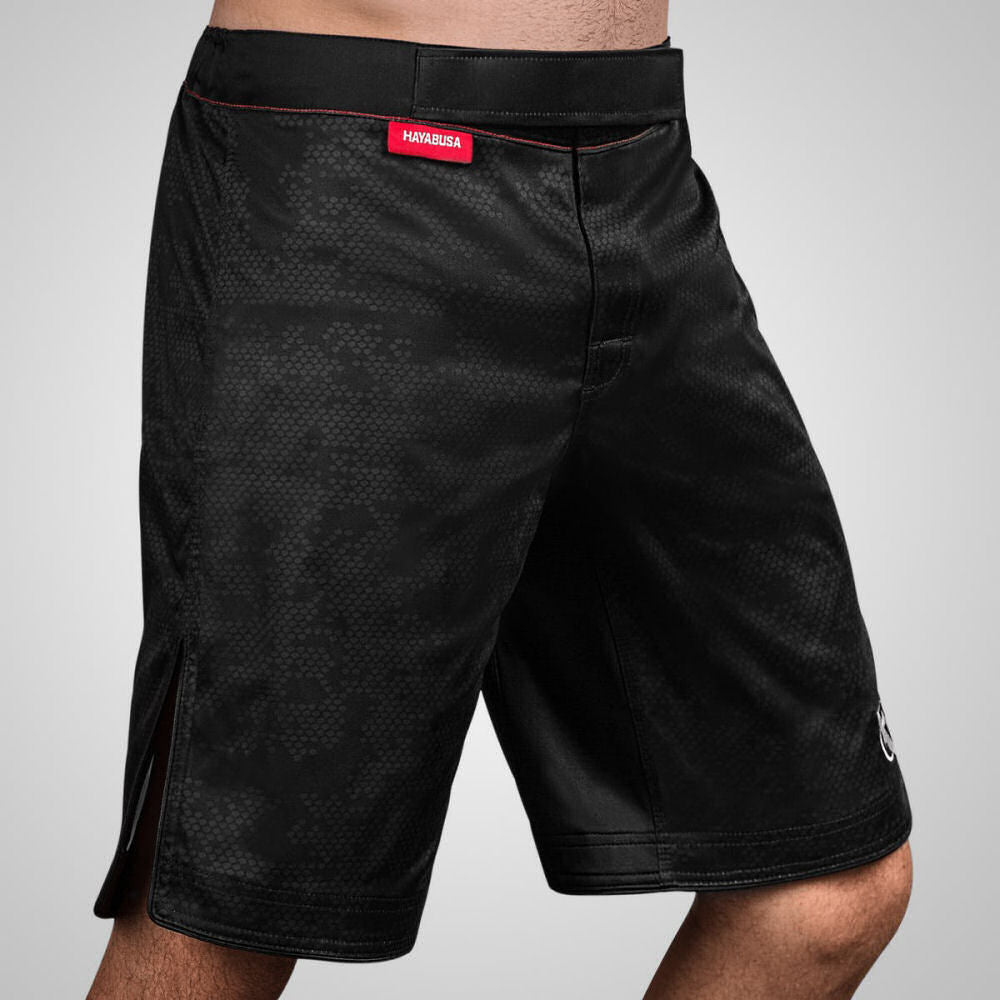 MMA short Hayabusa Hexagon Black