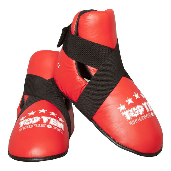 Taekwon-do voetbeschermers Top Ten Superkick 3000 Red