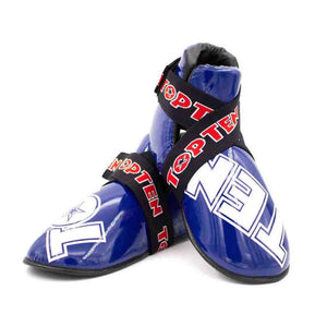 Protège-pieds en mousse Taekwon-do Top Ten Superlight Glossy Bleu