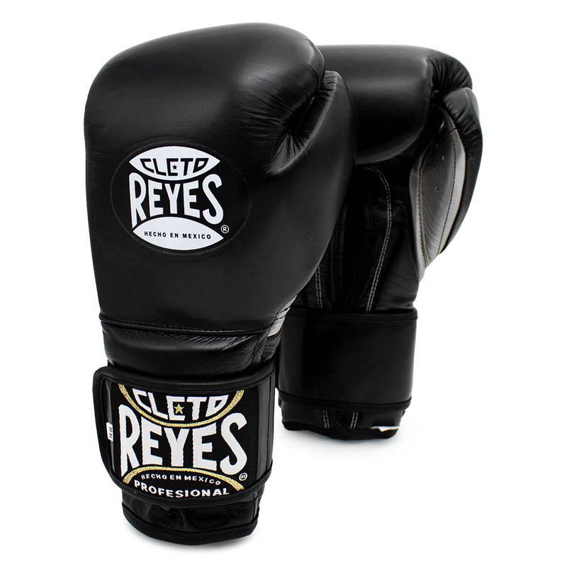 Bokshandschoenen Cleto Reyes Velcro Sparring Ink Black (zwart)