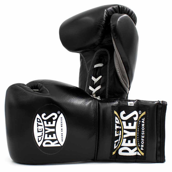 Bokshandschoenen Cleto Reyes Coal Black (veters)