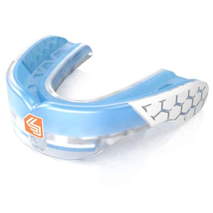 Protège-dents Shock Doctor Gel Max Power Transparent-Bleu