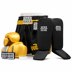 Ensemble de kick-boxing pour enfants XPRT Or