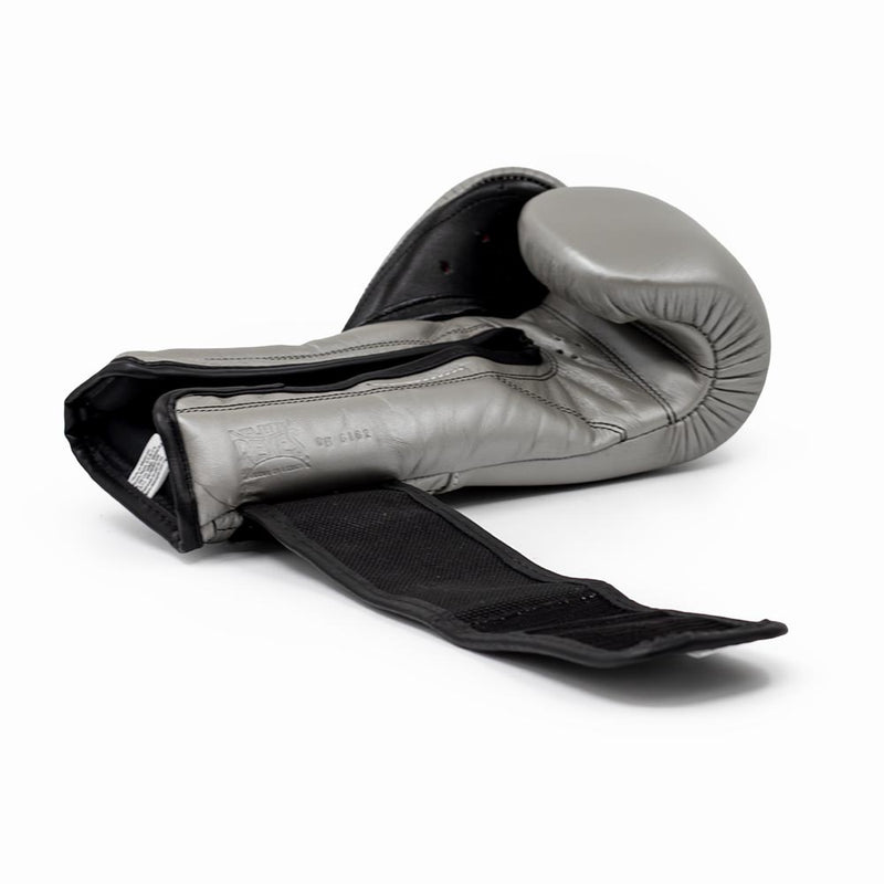 Bokshandschoenen Cleto Reyes Velcro Sparring Platinum Silver