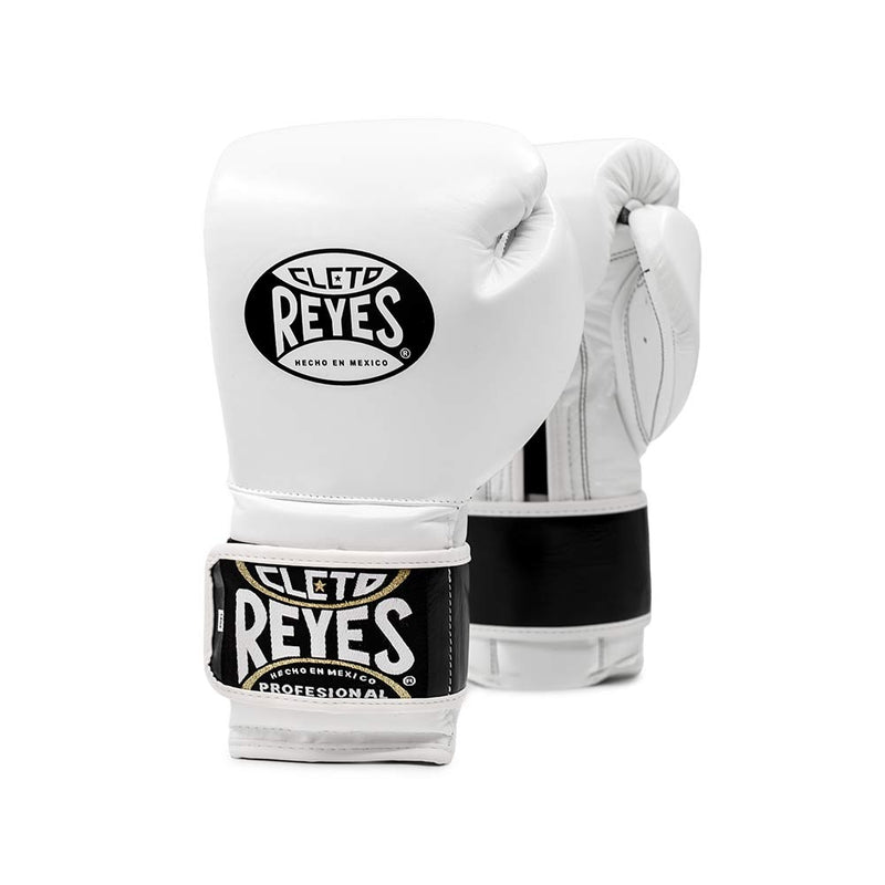 Bokshandschoenen Cleto Reyes Velcro Sparring Pure White