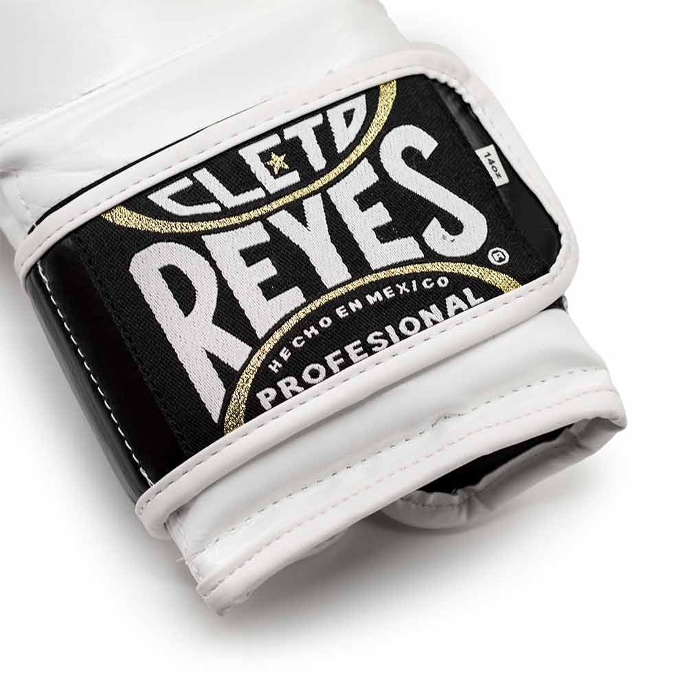Bokshandschoenen Cleto Reyes Velcro Sparring Pure White