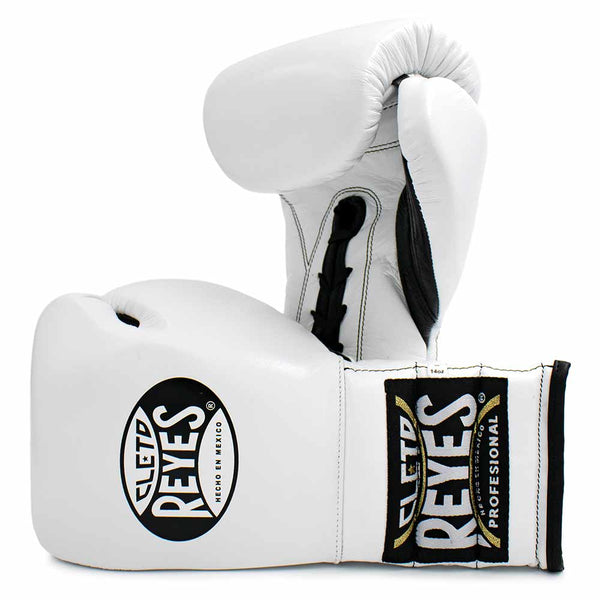 Bokshandschoenen Cleto Reyes Pure White veters
