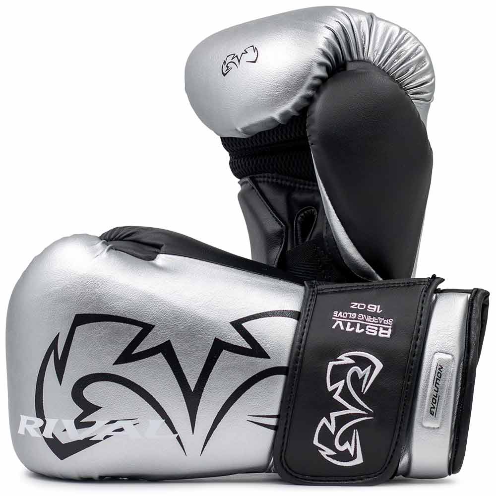 Bokshandschoenen Rival Evolution RS11V Sparring Silver