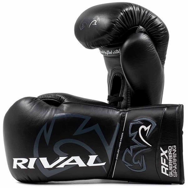 Bokshandschoenen Rival RFX Guerrero Sparring SF-H Zwart (veters)