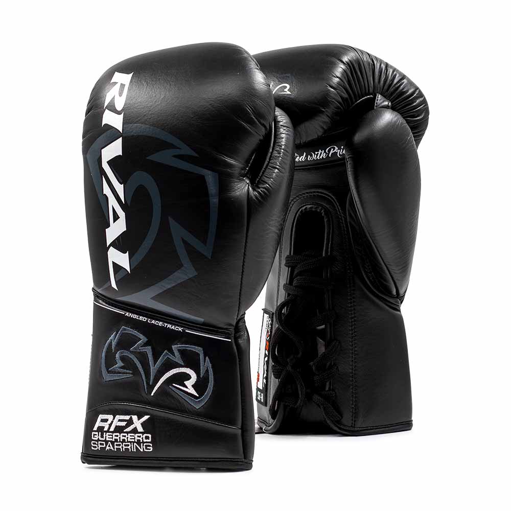 Bokshandschoenen Rival RFX Guerrero Sparring SF-H Zwart (veters)