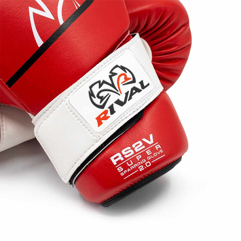 Bokshandschoenen Rival Super Sparring RS2V Red 2.0