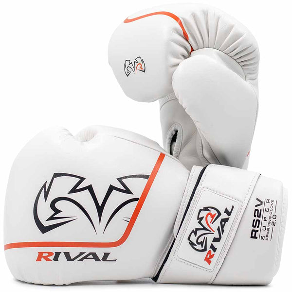 Bokshandschoenen Rival Super Sparring RS2V White 2.0