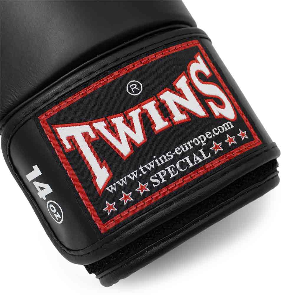 Bokshandschoenen Twins BGN V2 Black (zwart)