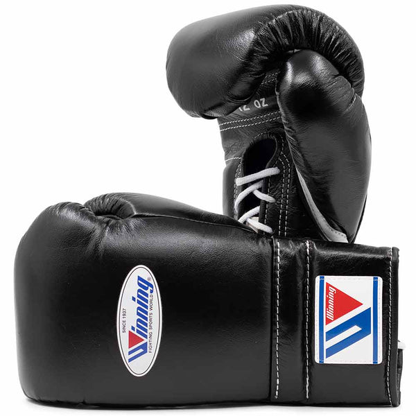 Bokshandschoenen Winning MS600 Black (veters)