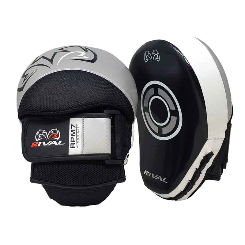 Handpads Rival Fitness+ Punch Mitts RPM7 Silver Black
