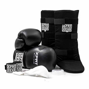 Set de Kick-boxing pour enfants XPRT Noir Cuir