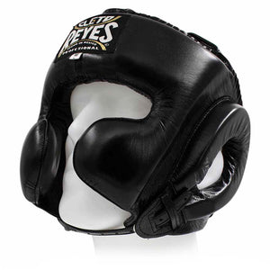 Kask bokserski Cleto Reyes Boks Ochraniacz policzków Czarny