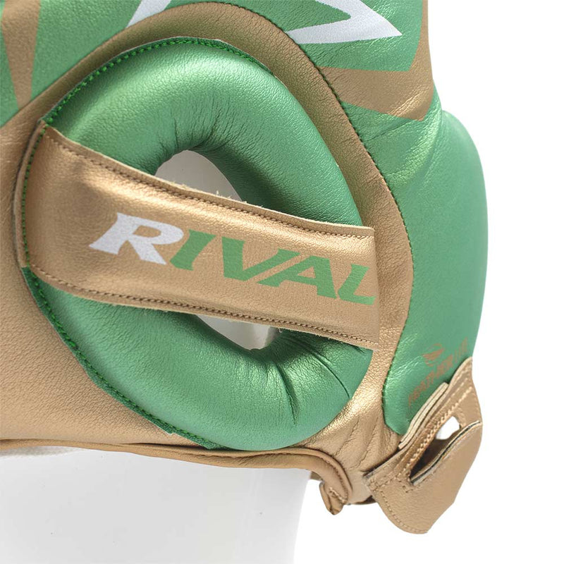 Hoofdbeschermer Rival HG100 Professional Green Gold