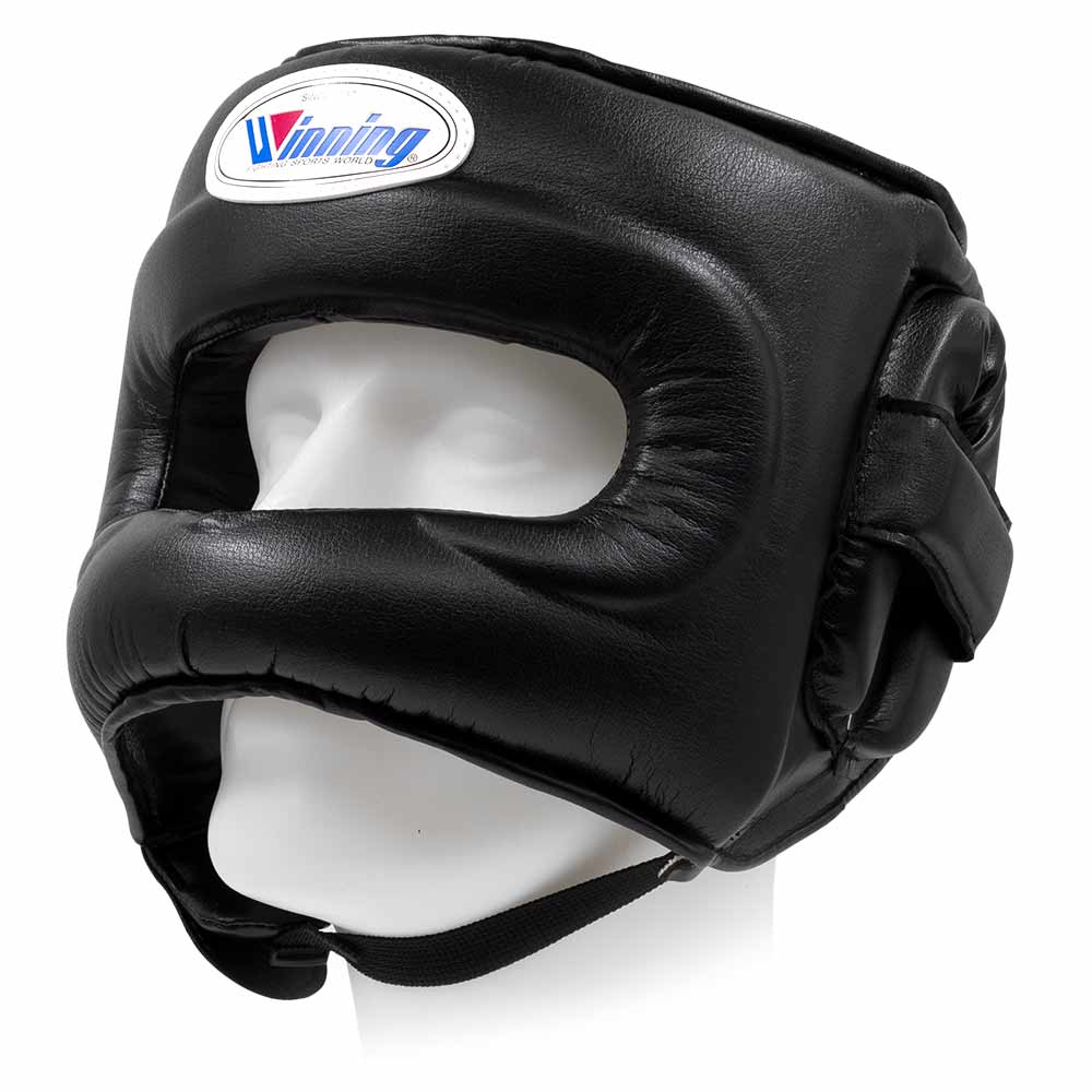 Winning FG-5000 Zwart full-face hoofdbeschermer - vooraanzicht