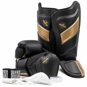 Kickboxset Hayabusa T3 Schwarz-Gold