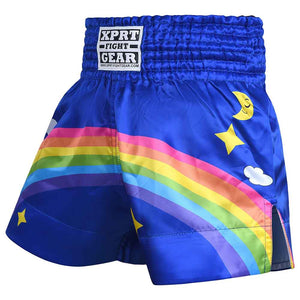 Kinder Kickboksbroekje XPRT Rainbow Blauw
