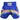 Kinder Kickboksbroekje XPRT Rainbow Blauw