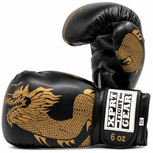 Kinder-Boxhandschuhe XPRT Fantasy V2 Dragon Schwarz