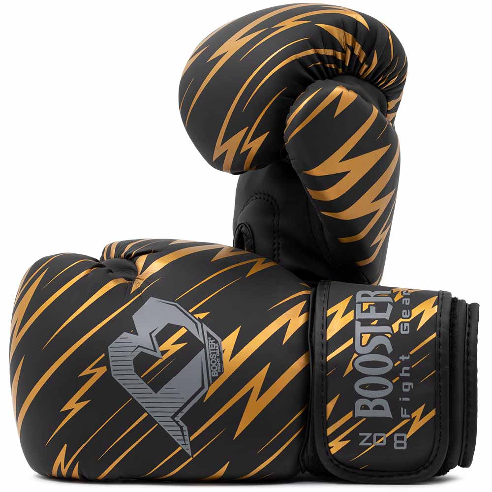 Kinder bokshandschoenen Booster Combat Zwart-Goud