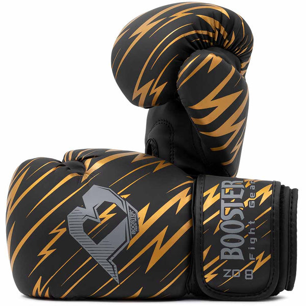 Kinder bokshandschoenen Booster Combat Zwart-Goud