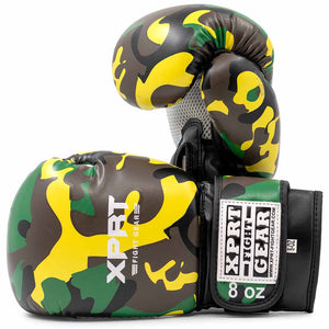 Boksehansker for barn XPRT Camo V2 grønn