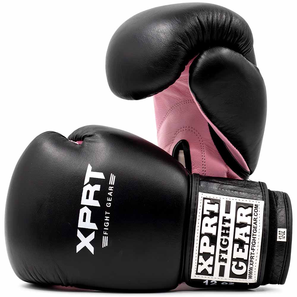XPRT Top Gloves rękawice bokserskie czarno-różowe