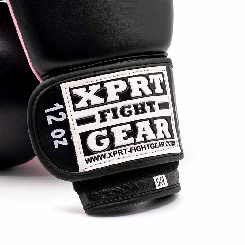 Bokshandschoenen XPRT Top Gloves zwart leer roze
