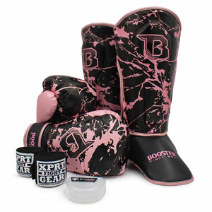 Zestaw do kickboxingu dla dziewczynek Booster Marble Różowy