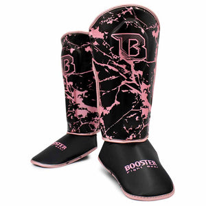Tjejers skenbenskydd Booster Marble Rosa