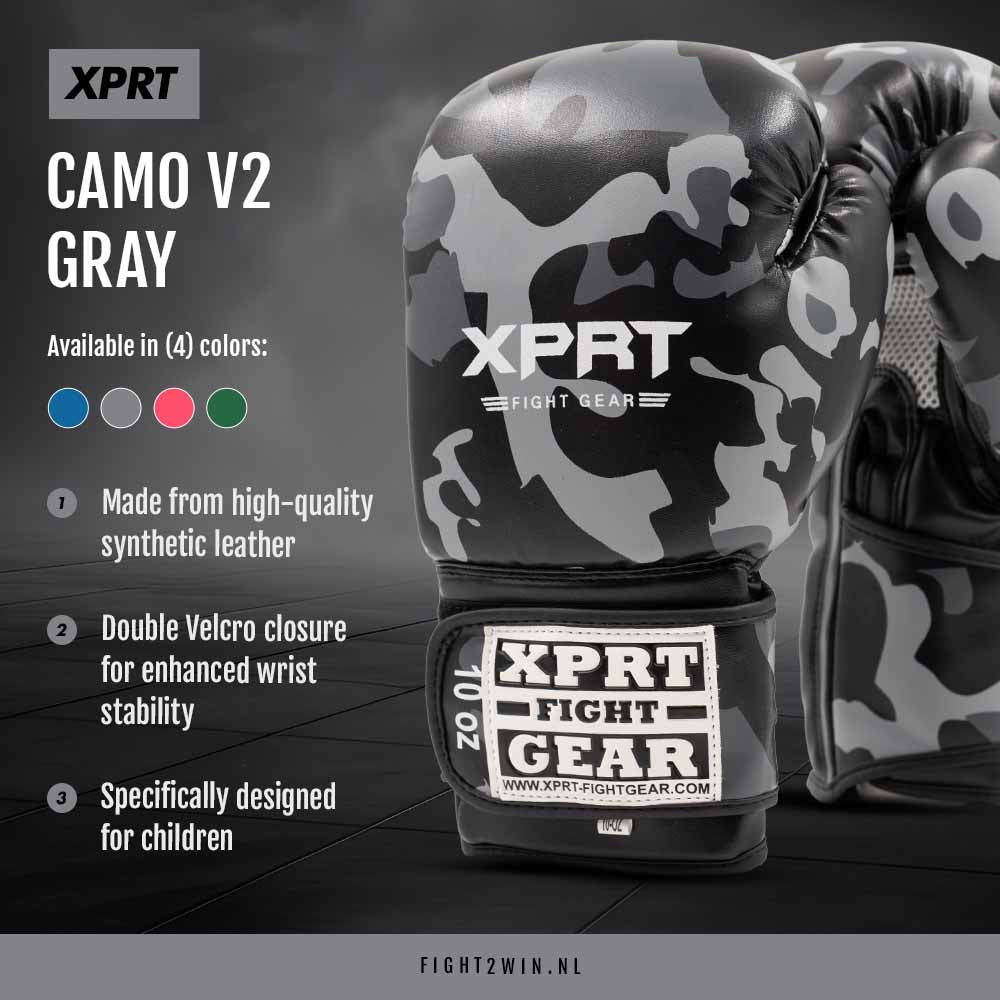 Boxhandschuhe XPRT Camo V2 blau infographic 3