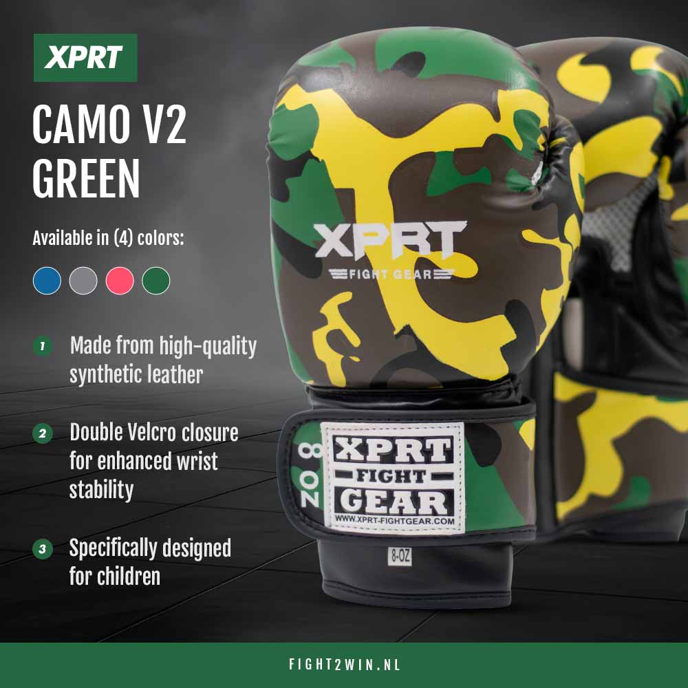 Boxhandschuhe XPRT Camo V2 blau infographic 4