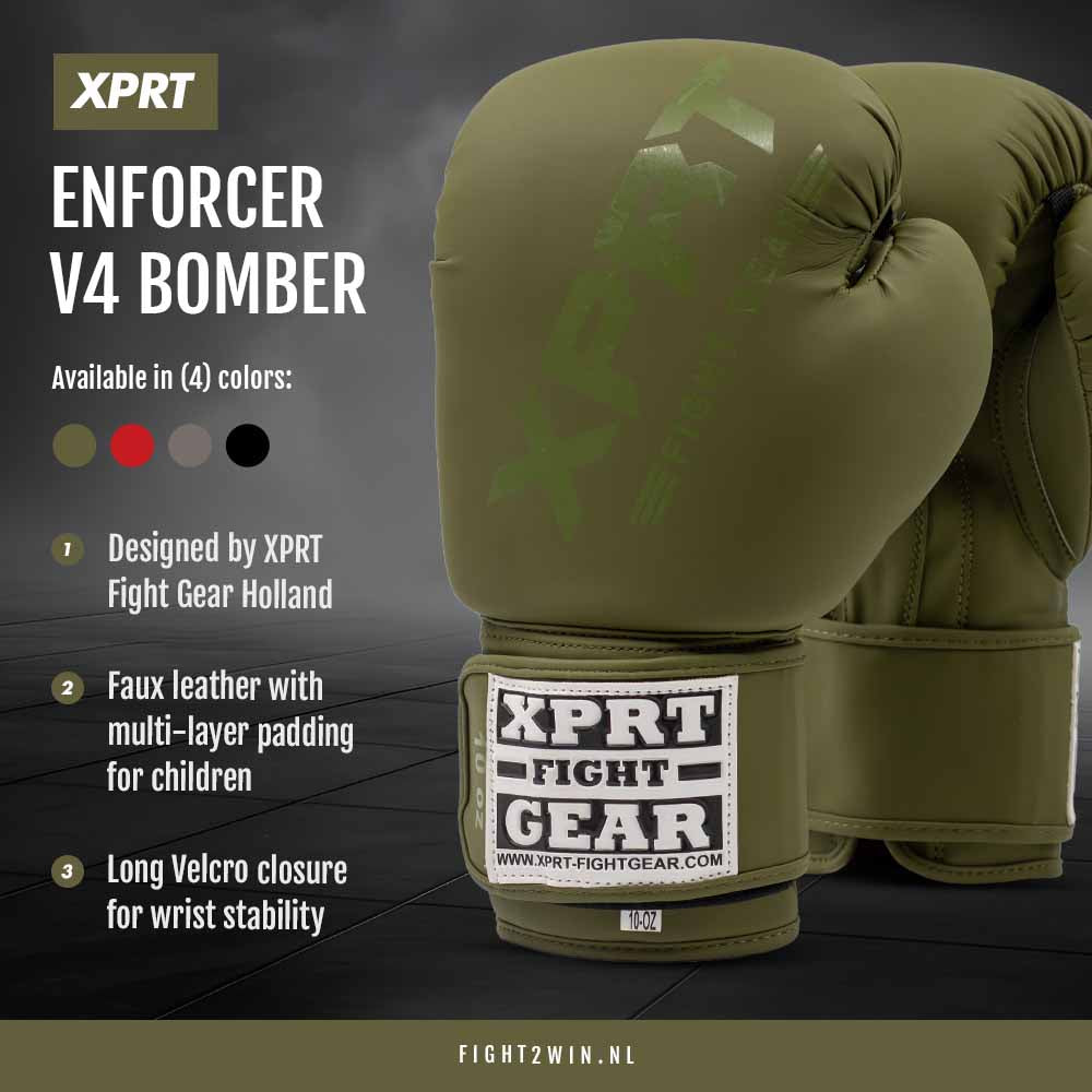 Nyrkkeilyhanskat XPRT Enforcer V4 Phantom infographic 4