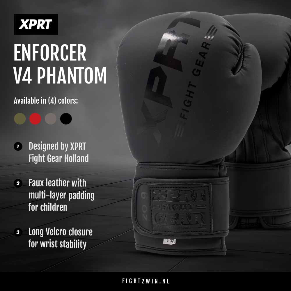 Nyrkkeilyhanskat XPRT Enforcer V4 Phantom infographic 1