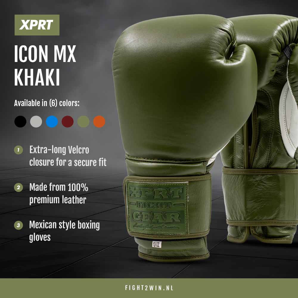 Gants de Boxe XPRT Icon MX Oxblood infographic 2