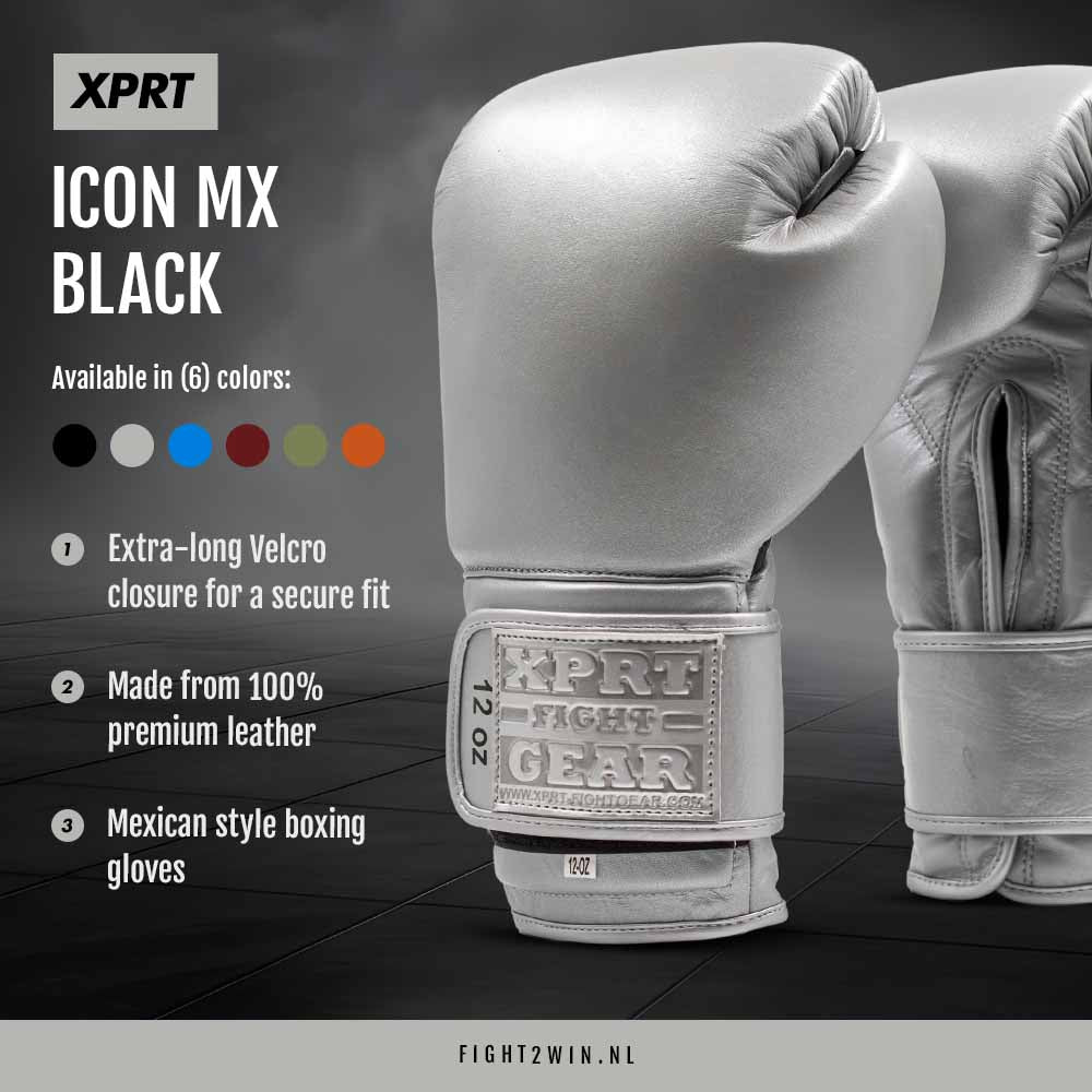 Gants de Boxe XPRT Icon MX Oxblood infographic 3