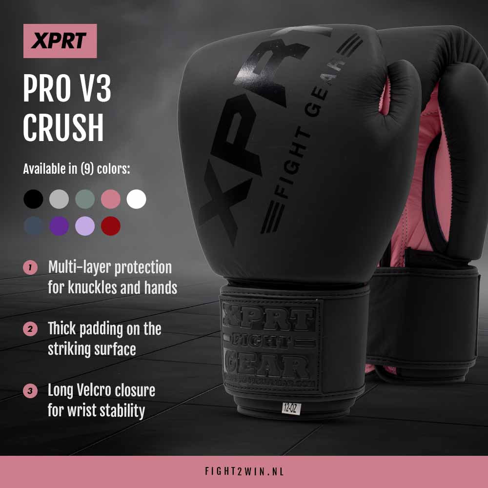 Nyrkkeilyhanskat XPRT Pro V3 Ametisti infographic 5
