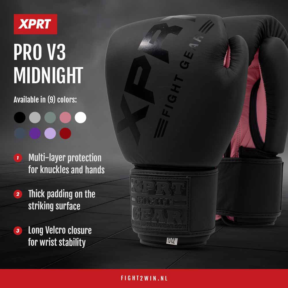 Bokshandschoenen XPRT Pro V3 Goud infographic 8