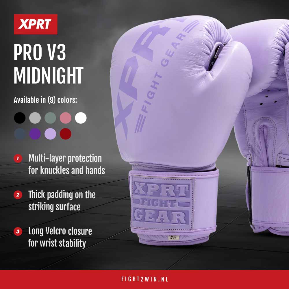 Bokshandschoenen XPRT Pro V3 Goud infographic 2